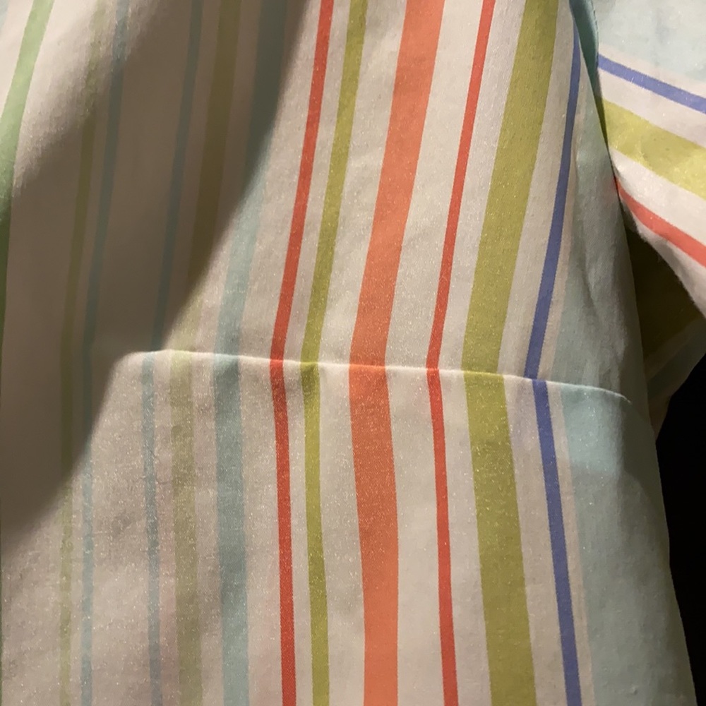 Land’s End Vertical Stripe Button Down Tunic - image 2